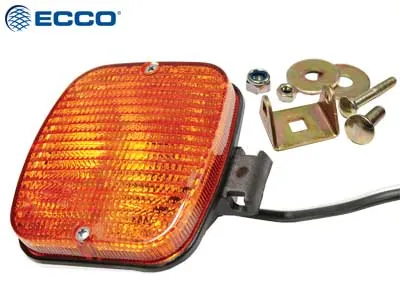 Dzintara krāsas Halogēna Bākuguns ar Pamatni 12V/55W - Redzamība Ārkārtas Situācijās - Papildlukturi.lv