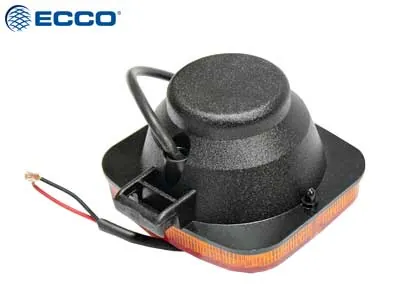 Dzintara krāsas Halogēna Bākuguns ar Pamatni 12V/55W - Redzamība Ārkārtas Situācijās - Attēls 2