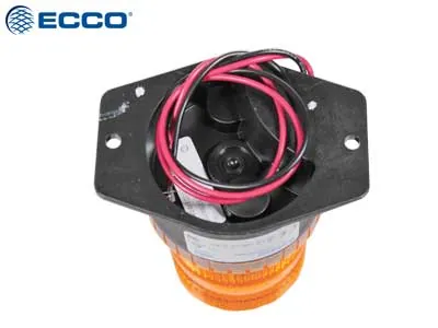 LED bākuguns mini, oranža, 10-80V, 2 skrūvju stiprinājums - Attēls 2