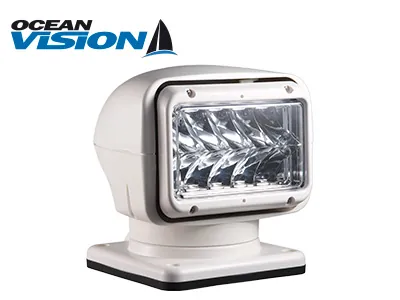 OCEAN VISION bezvadu tālvadības LED meklēšanas lukturis, 360° rotācija, 12-24V, 5700K, 50W - Papildlukturi.lv