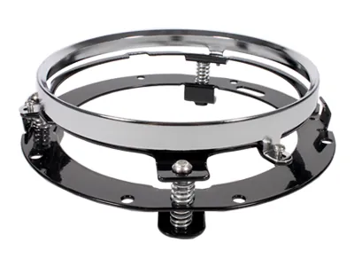 Metāla stiprinājums LED priekšējam lukturim - Universāls 7" montāžas kronšteins - Papildlukturi.lv