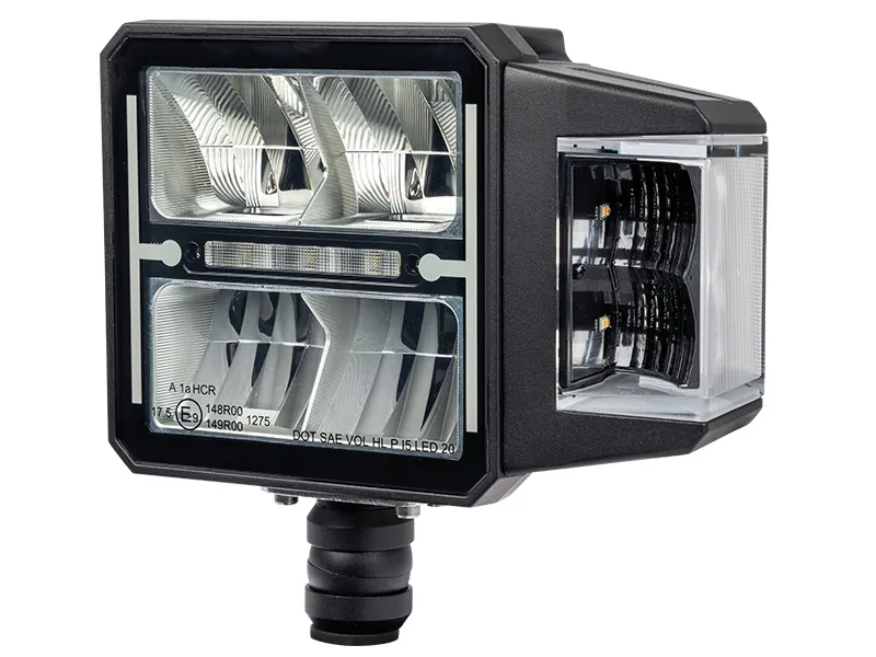 BULLBOY AGRILINE Sniega tīrītāja lukturis ar dubultu staru gaismu 12/24V 1800/3600lm un automātisko lēcas apsildi - Attēls 2