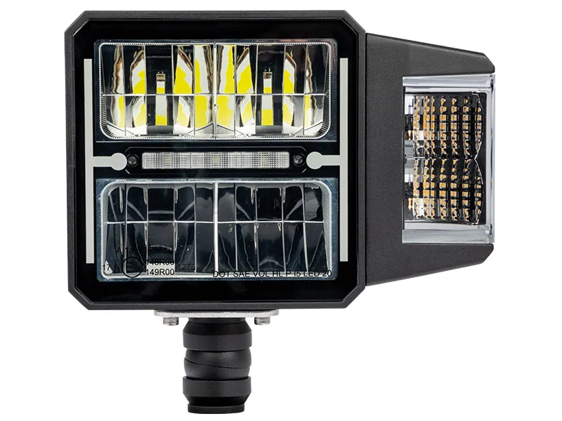 BULLBOY AGRILINE Sniega tīrītāja lukturis ar dubultu staru gaismu 12/24V 1800/3600lm un automātisko lēcas apsildi - Attēls 3