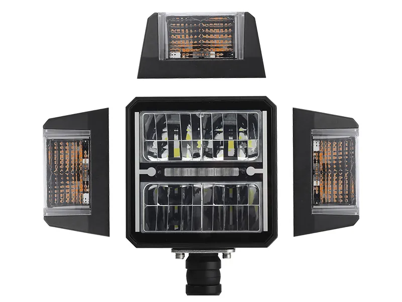 BULLBOY AGRILINE Sniega tīrītāja lukturis ar dubultu staru gaismu 12/24V 1800/3600lm un automātisko lēcas apsildi - Attēls 4