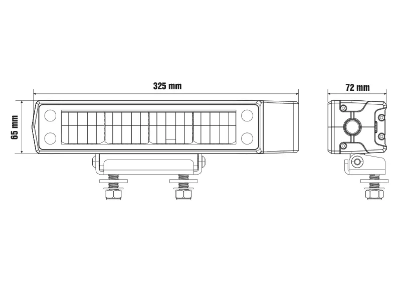 OPTIBEAM AURA Sniega tīrītāja lukturis - kreisais, 1800/3600lm, 6-30V, ECE sertificēts - Attēls 9