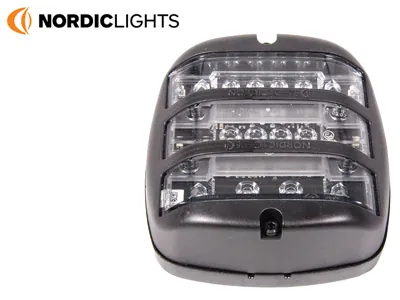 Nordic Lights LED Aizmugures Lukturis - Universāls 24V Kvadrāta Signālgaismas Lukturis ar IP21 Aizsardzību - Attēls 3