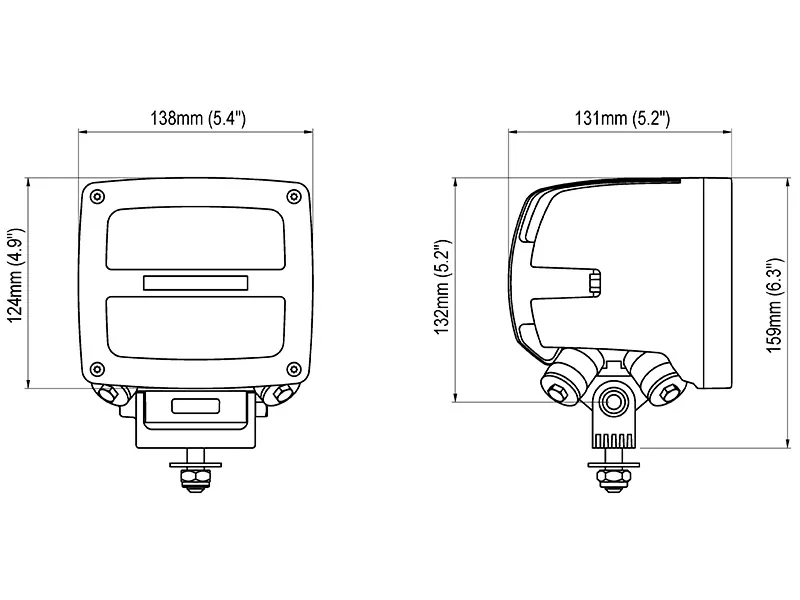 Darba lukturi LED Scorpius N4601 QD 18-32V IP68 11500Lm - Attēls 2