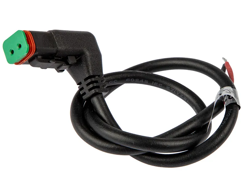 Deutsch 2-pin DT vadu komplekts 50cm ar 90° leņķa savienotājiem - Auto elektrības uzstādīšanai - Papildlukturi.lv