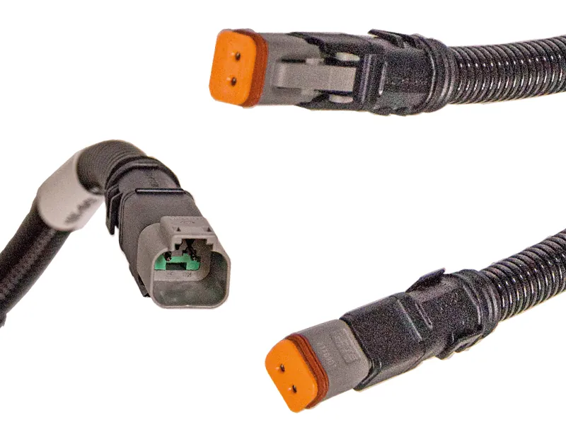 2-pin Deutsch Y-Savienotājs ar kabeļu aizsardzību darba lukturiem - Attēls 2