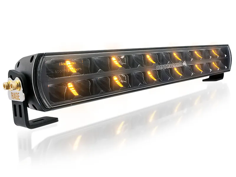 OPTIBEAM Super Captain Dual Rage 600 LED Tālo Gaismu Papildlukturis - 27000lm, 9-36V, 1300m