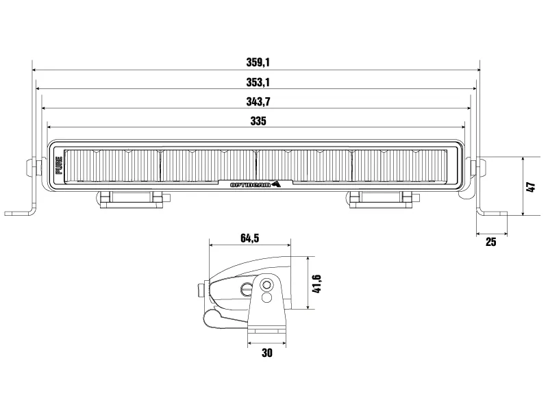 LED papildlukturi NORDIC LIGHTS Pure 335 13400lm 5000K - Attēls 9