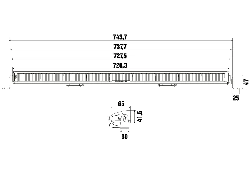 OPTIBEAM PURE 730 LED Auto Lukturi Tālās Gaismas 25670lm - Attēls 7