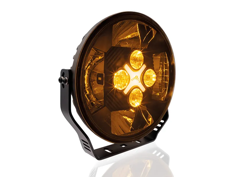 OPTIBEAM NIN9 Special LED Papildlukturis - 14000lm Dzintara/Baltā Gaisma, 12V, 220mm - Attēls 2