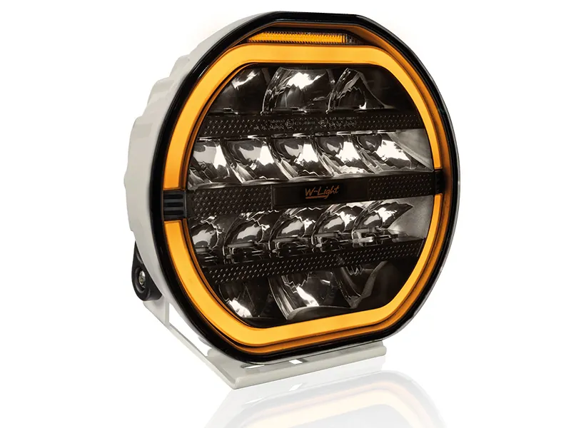 LED papildlukturis ar brīdinājuma gaismu - Fury 9" Balts - Attēls 2