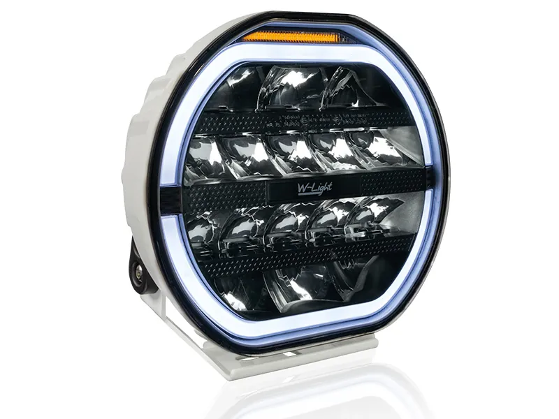 LED papildlukturis ar brīdinājuma gaismu - Fury 9" Balts - Attēls 3