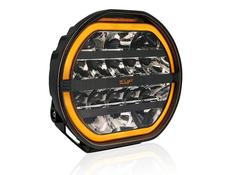 LED papildlukturis ar brīdinājuma gaismu - Fury 9" 12-48V 9000Lm 5500K - Attēls 2