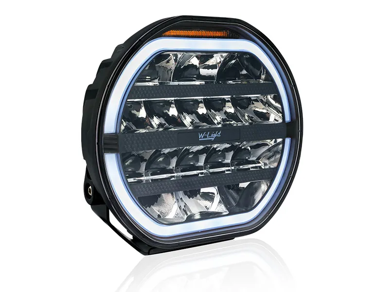 LED papildlukturis ar brīdinājuma gaismu - Fury 9" 12-48V 9000Lm 5500K - Attēls 3