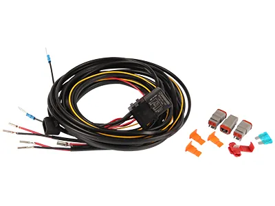 Wiring kit PRO vadu komplekts papildlukturiem ar Deutch DT savienojumiem, 12V, maks. 3x80W