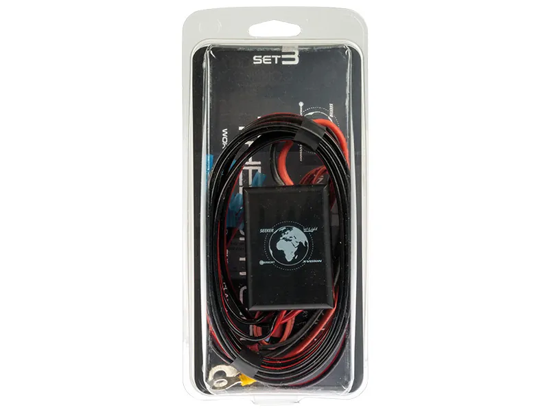 OPTIBEAM Universālais vadu komplekts trīs lukturiem - 12/24V ar elektronisko dizainu, CAN savietojams - Attēls 2