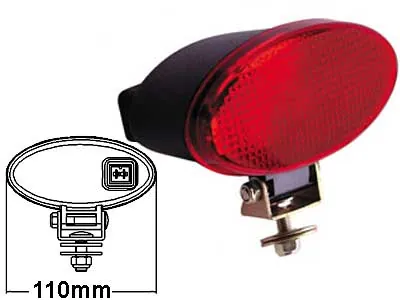 Universāls Aizmugures Halogēna Miglas Lukturis BA15s ar Spraudkontaktu - Liels Redzamības Diapazons