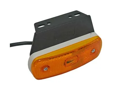 Dzeltens LED Sānu Gabarīta Lukturis ar Atstarotāju (12-24V) - Papildlukturi.lv