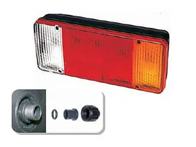 Universāls 5-kameru Aizmugurējais Lukturis ar Atpakaļgaitas Funkciju, BA15s Savienojumu, 304x131x82mm - Papildlukturi.lv