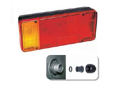 5 funkciju aizmugures LED lukturis ar miglas lukturi, BA15s cokols, 304mm platums