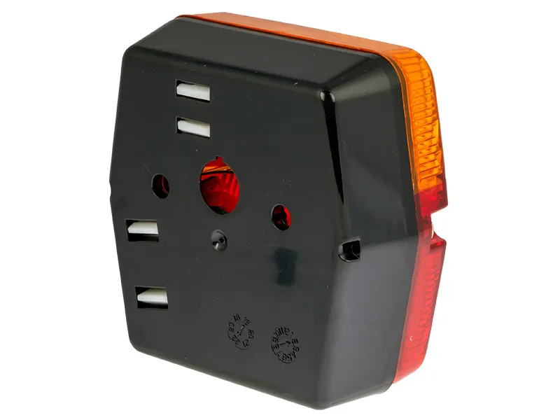 AUTOLINE Universāls Aizmugures Lukturis 4-funkciju (Aizmugure, Bremzes, Pagrieziens, Numura) 12-24V - Attēls 2