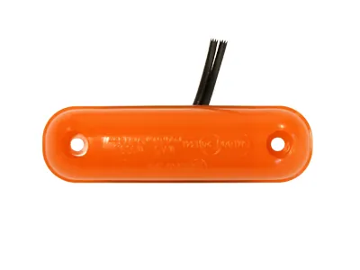 Dzeltens LED Sānu Gabarīta Lukturis ar NEON Efektu 12-24V E Sertificēts