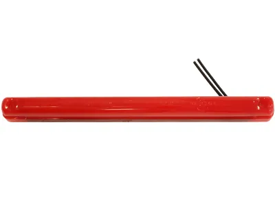 LED Sarkans Sānu Gabarītu Lukturis ar NEON Efektu 12-24V, E-Apstiprināts, Virsmontāžai