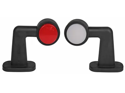 WAS LED Sānu Gabarītu Lukturis ar NEON efektu, Gumijas Turētājs, 12-24V