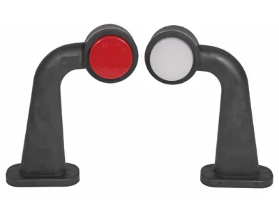 WAS LED Sānu Gabarītu Lukturis ar Neona Efektu, 12-24V, Gumijas Rokturis, E-apstiprināts