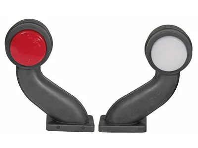 WAS LED Sānu Gabarītu Lukturis ar Gumijas Rokturi, Neon Efektu, 12-24V, E-Apstiprināts