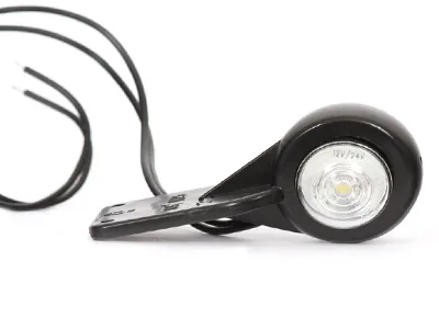 WAS LED Sānu Gabarītu Lukturi (Radziņi) ar Gumijas Stiprinājumu, Balts/Sarkans, ECE Sertificēti, 12-24V - Attēls 2