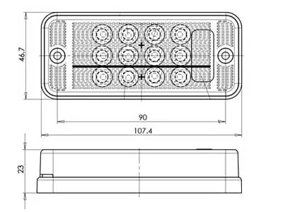 Universāls LED Aizmugures Lukturis, 12-24V, IP66/68, Bremze/Pakaļējs/Pagrieziens, ECE Sertificēts - Attēls 4
