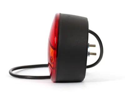 WAS LED Aizmugures Lukturis ar Bremžu un Pagrieziena Rādītāju Funkcijām, IP66/68, 12-24V, Apaļš ø142mm - Attēls 2