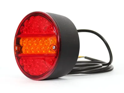 WAS LED Aizmugures Lukturis ar Bremžu un Virzienrādītāju Funkciju, D-Apstiprināts, IP66/68, 12V