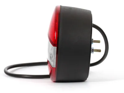 WAS LED Aizmugures Lukturis - Apaļš, IP66/68, E20 sertificēts, 24V, Miglas-Atpakaļgaitas - Attēls 2