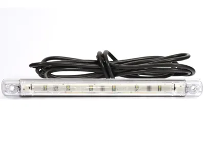 WAS LED Gabarītlukturis ar Dienas Gaismu, ECE Sertificēts, 12-24V, 6 LED