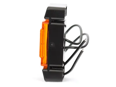 WAS Dzeltens LED Sānu Gabarīta Lukturis, ECE Sertificēts, 12-24V, Augsta Ūdensizturība - Attēls 2