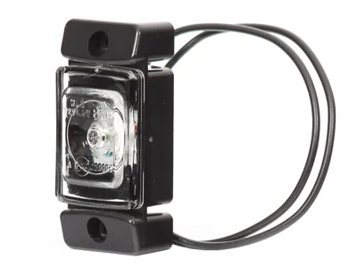 WAS LED Baltais Priekšējais Gabarītlukturis ar ECE sertifikātu - 12-24V