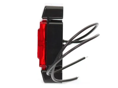 WAS Sarkans LED Sānu Gabarītu Lukturis - ECE Sertificēts, 12-24V, Aizmugurējais Pozīcijas Lukturis - Attēls 2
