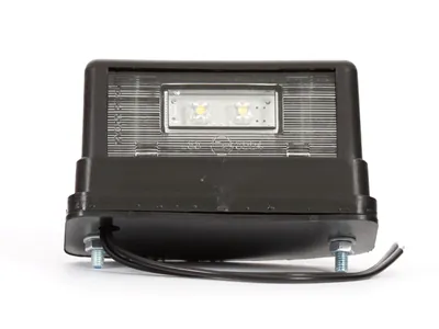 WAS LED Numura Zīmes Apgaismojums - Melns, ECE Sertificēts, 12-24V