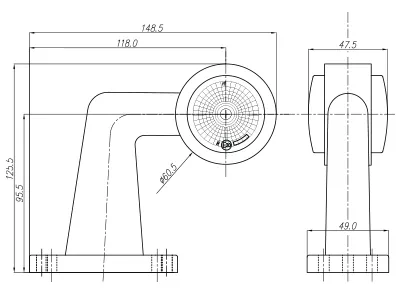 WAS LED Sānu Gabarītu Lukturis ar Gumijas Stiprinājumu, 12-24V, ECE Sertificēts - Attēls 2