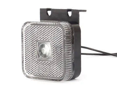 WAS LED Sānu Gabarītu Lukturis ar 90° Stiprinājuma Kronšteinu, 12-24V, ECE Apstiprināts