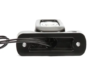 WAS LED Sānu Gabarītu Lukturi (Radziņi) ar Gumijas Stiprinājumu - Baltā/Sarkanā, ECE Sertificēti, 12-24V - Attēls 2