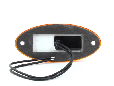 WAS Dzeltens LED sānu gabarītu lukturis ar atstarotāju, ECE sertificēts, 12-24V - Attēls 3