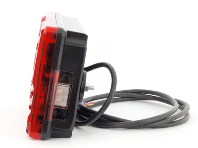 WAS LED Aizmugurējais lukturis piekabēm ar bremžu, pagrieziena un miglas funkcijām, 12-24V - Attēls 2