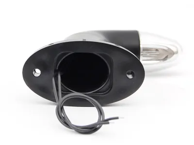 WAS LED gabarītu lukturis "Viking" ar gumijas kronšteinu - balts/sarkans/dzintara, ECE sertificēts, 12-24V - Attēls 2