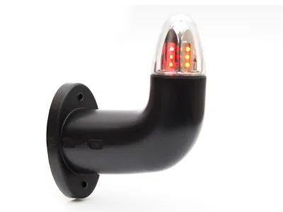 WAS LED Sānu Gabarītu Lukturis 'Viking' ar Gumijas Korpusu, Trīs Krāsu, 12-24V, ECE Sertifikāts